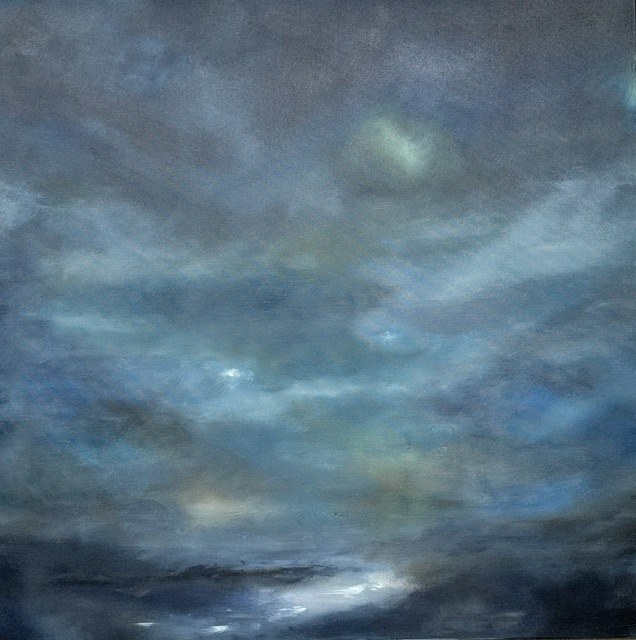 Before the Quiet — abstract painting by Olle
