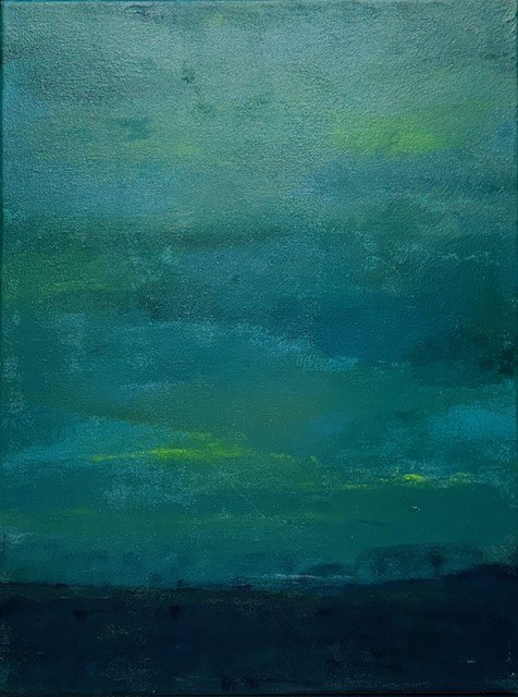 Desert Green — abstract painting by Olle